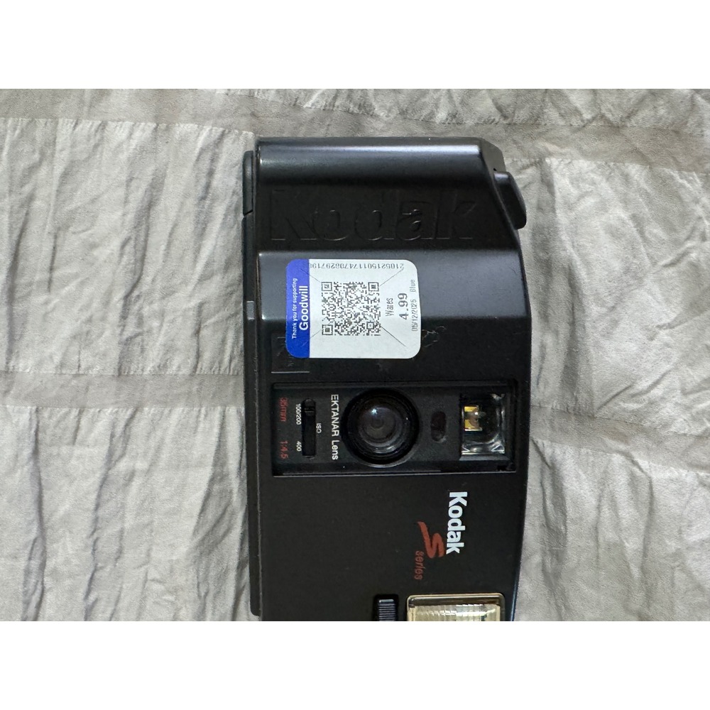 Kodak S300MD Autowind 35mm Film Camera Point &‎ Shoot Tested Working